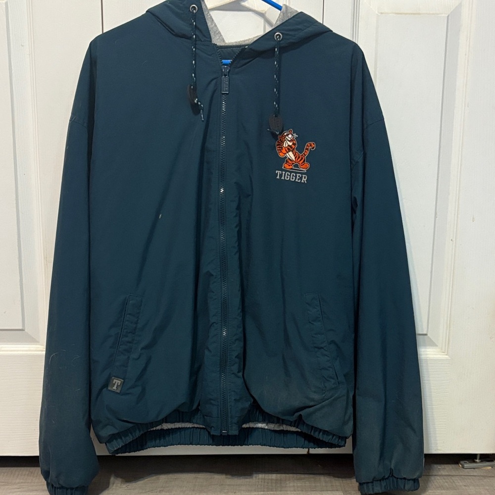 Disney Teal Windbreaker with Tigger Embroidery